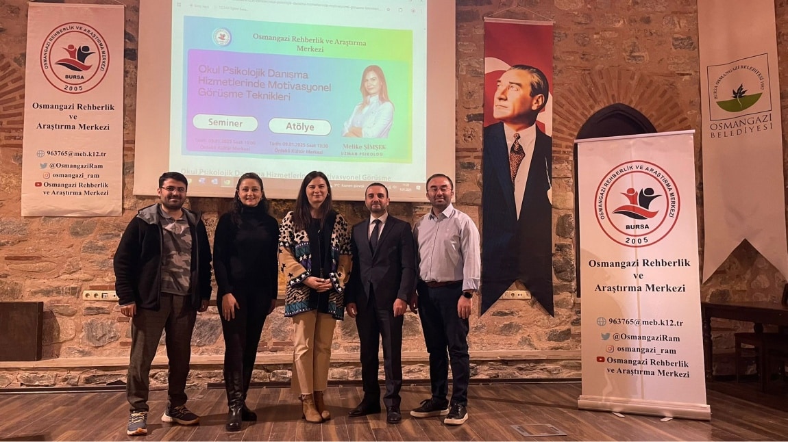 Okul Psikolojik Danışma Hizmetlerinde Motivasyonel Görüşme Teknikleri Semineri Gerçekleştirildi. 